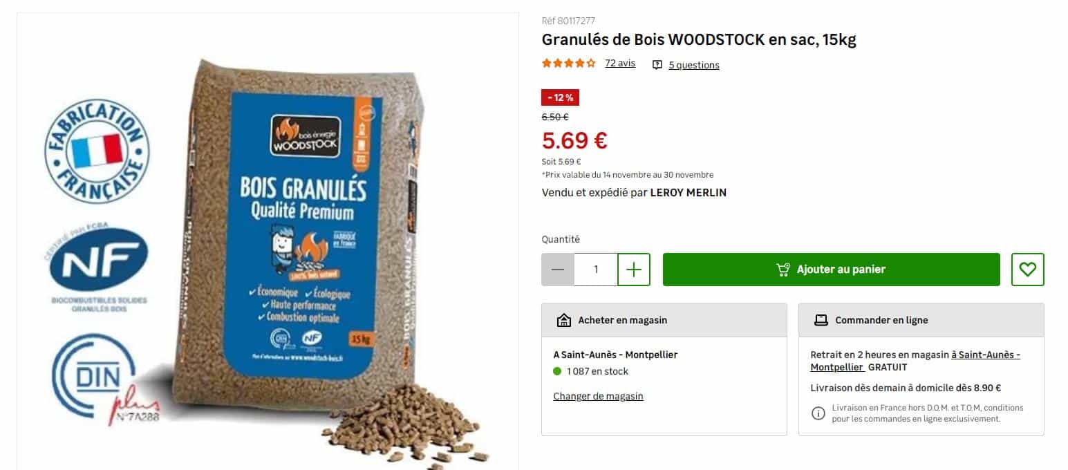 woodstock prix montpellier